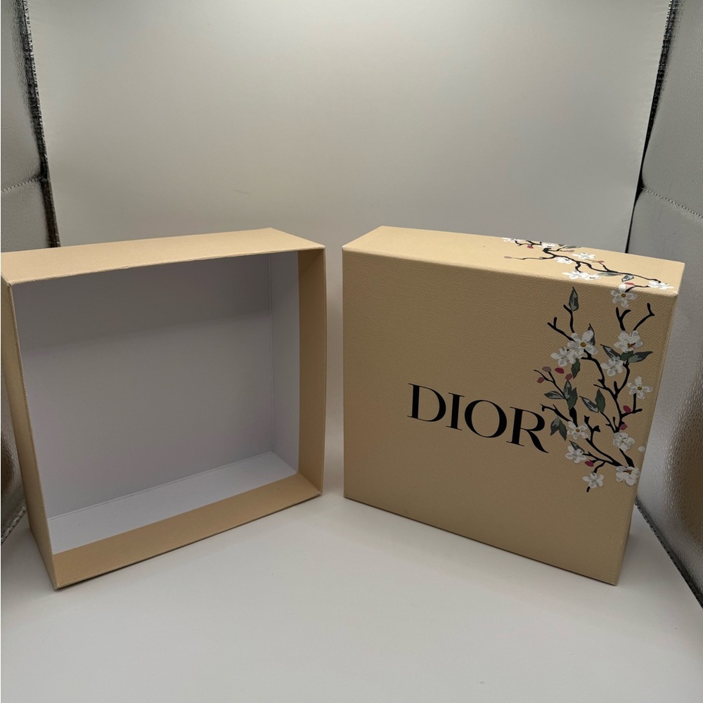 Authentic Dior Gift Box Floral Limited Edition Luxury Packaging